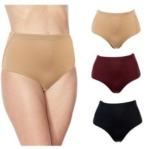 Rhonda Shear 3pk Infinity Edge Body Brief 782-139 Blk, Beige & Tawny Port Small